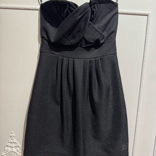 Mini dress Pepe Jeans strapless black like new, size medium