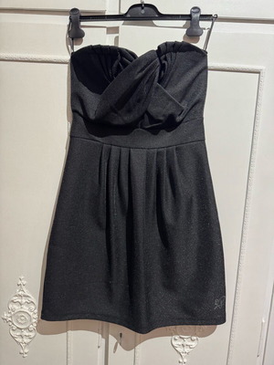 Mini dress Pepe Jeans strapless black like new, size medium