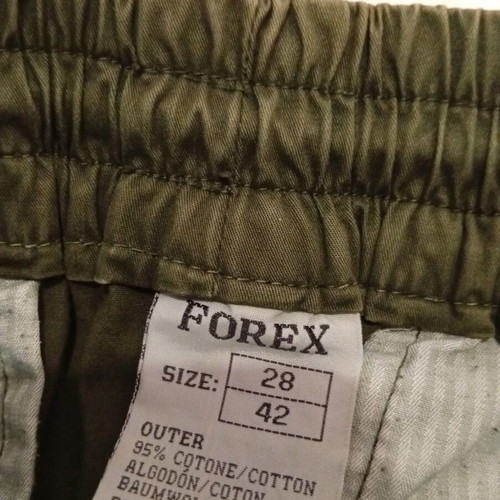 Khaki pants like new, size 28/42, relaxed elastic waist 36 cm