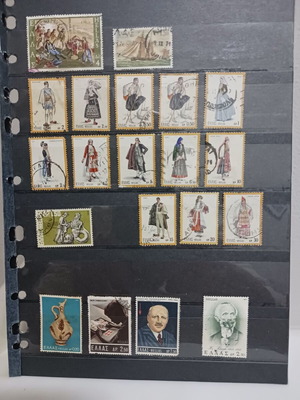 Greek stamps used, sealed in good condition
