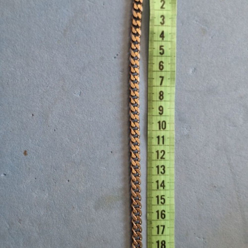 BTG stainless steel hand chain like new, silver color, 20 cm