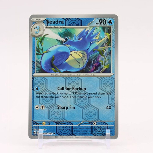 Seadra 011/064 Shrouded Fable Reverse Holo Pokemon card new