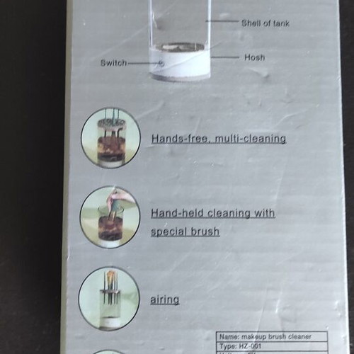 Makeup brush cleaner device new