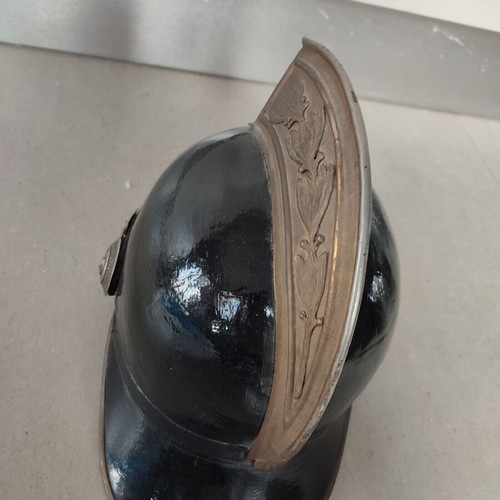 Firefighter helmet antique used, 1980s