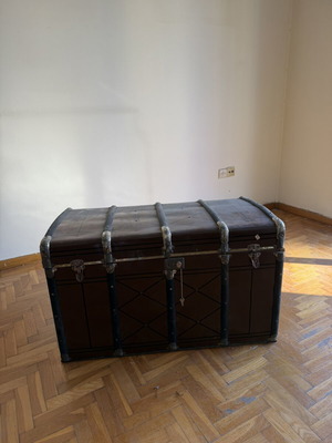 Vintage metal chest