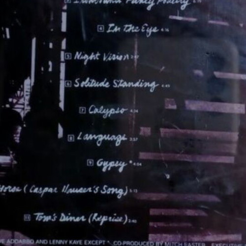 Susan Vega Tom's Diner CD used, excellent condition