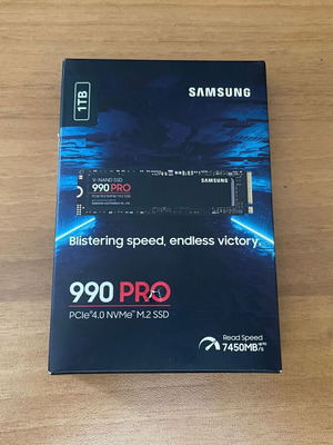 Samsung 990 Pro PCIe 4.0 NVMe M.2 SSD 1TB new, sealed