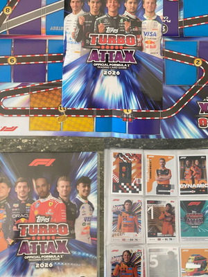 Topps Turbo Attax 2026 άλμπουμ καρτών Formula 1
