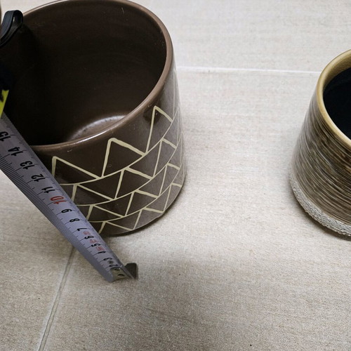 Plant pots like new, set of 2 for indoor plants and orchids