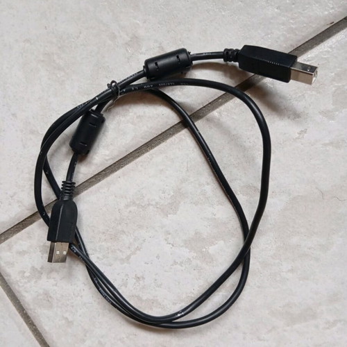 Black USB printer cable like new