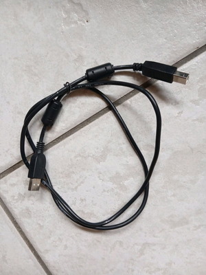 Black USB printer cable like new