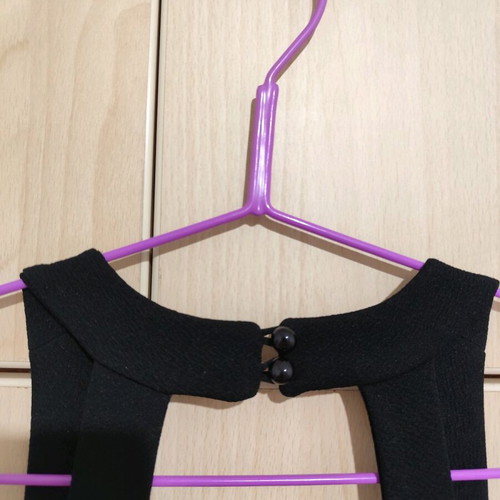 Black short dress Pink Woman size M like new