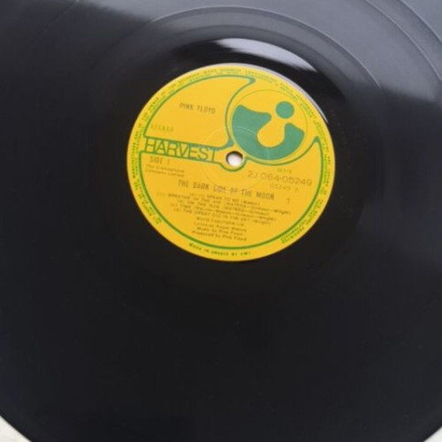 Pink Floyd Dark Side of the Moon βινύλιο LP άλμπουμ πρωτότυπη ελληνική έκδοση 1973 μεταχειρισμένο