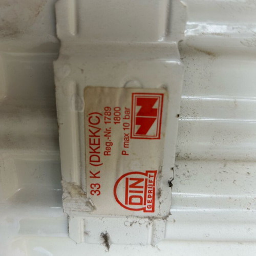 Heating radiator panel body like new 100x60x17