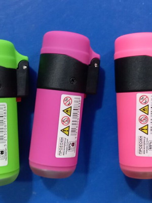 Jetflame Lighters Set of 4 Different Colors New, Large, Refillable, Windproof