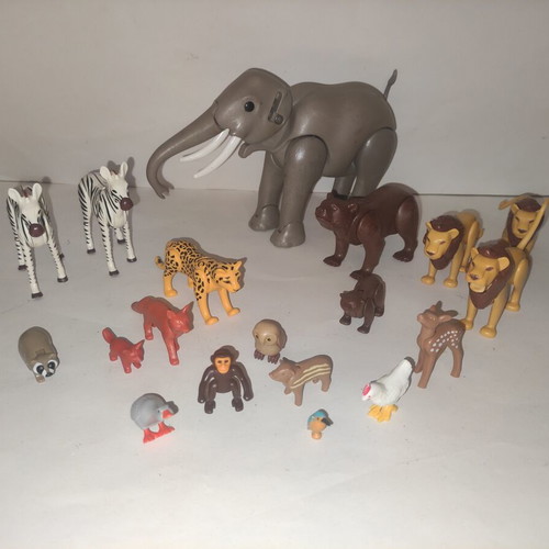 Playmobil animal figures used, pack