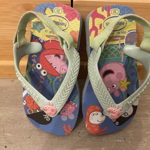 Children's flip-flops like new, size EUR 22 Brazil 20