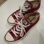 Converse All Star women's sneakers, size 39.5, burgundy