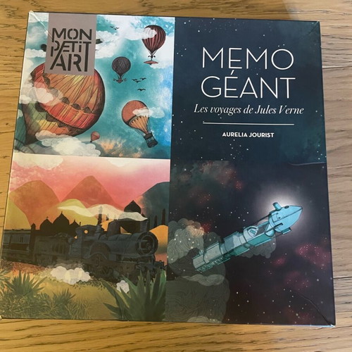 Memo board game The voyages of Jules Verne like new