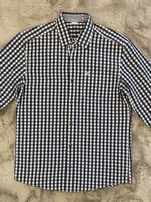 S. Oliver shirt like new, size M, white and blue