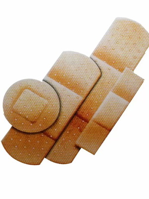 Aid Plus adhesive bandages 100 pieces various sizes, waterproof