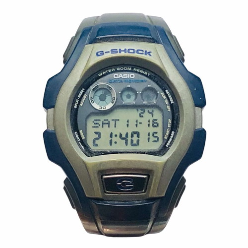 Vintage Casio G-Shock G-2600 2V-MER module 2248 watch used, functional, blue
