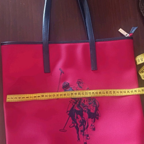 Polo Assn red handbag like new