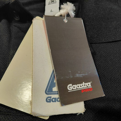 Gaastra Pro Polo Shirt Size L New Black 50+ UPF Protection