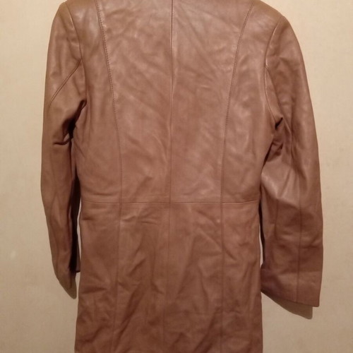 Women's leather coat Red Valentino like new, beige, size S