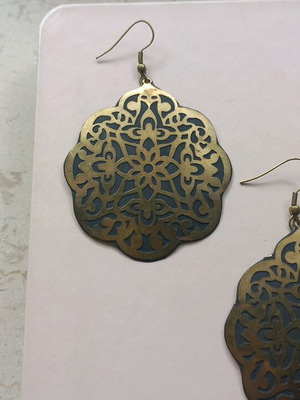 Fos earrings used, bijou
