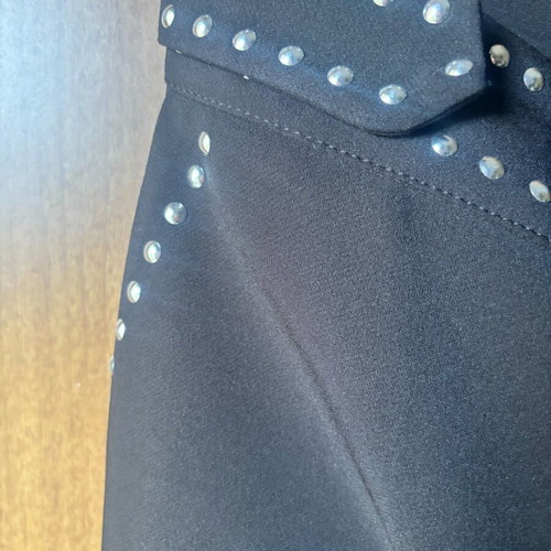 Vassia Kostara high-waisted pants with studs new, size S, black