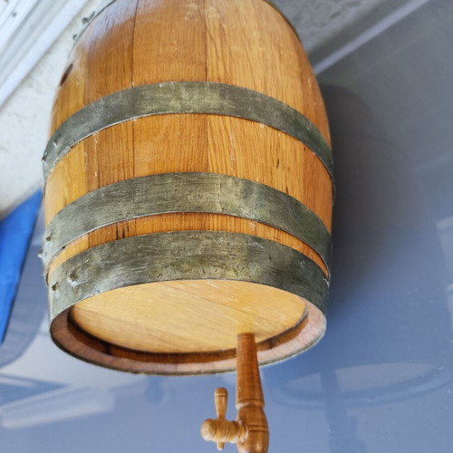 Handmade wooden barrel 12 liters new with tap