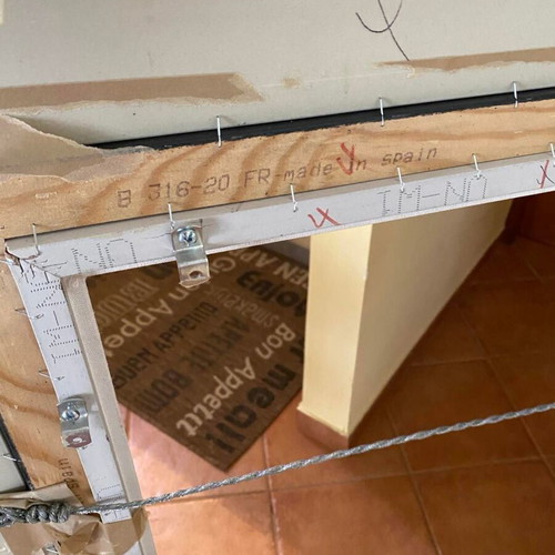 Frame used, huge and heavy, 120x120 cm