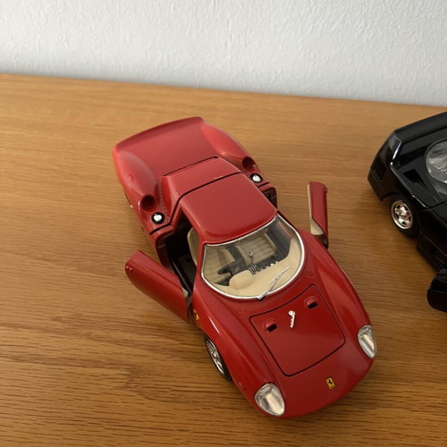 Ferrari Burago model cars used, set of 3
