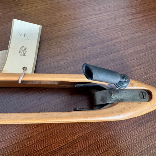 Vintage Loom Shuttle Pen Holder New Wooden Office Accessory