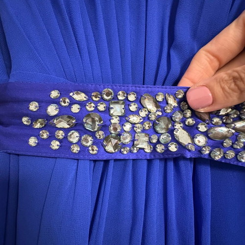 Coast maxi dress used, blue, size M