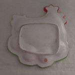 Easter ceramic egg holder 4 slots like new