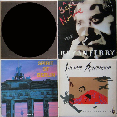 Vinyl records used, set of 15