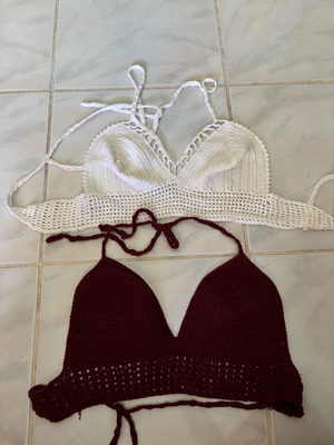 Knitted tops like new, ideal for summer