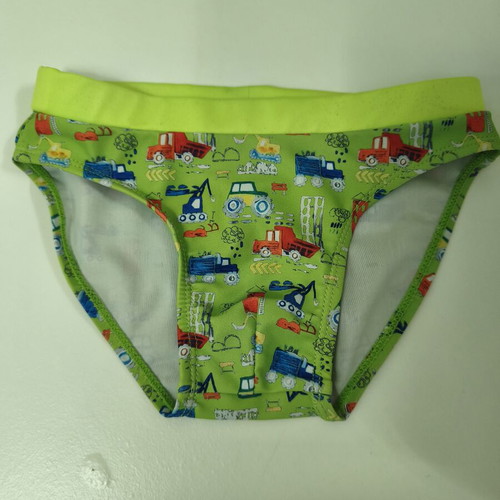 Children's swimsuit like new, multicolor green, age 4
