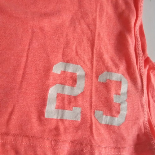 Superdry women's t-shirt small like new, orange with white