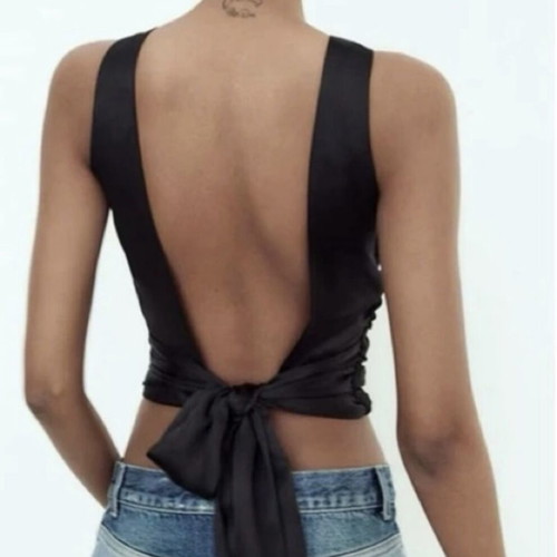 Zara off-shoulder top new, size S, black