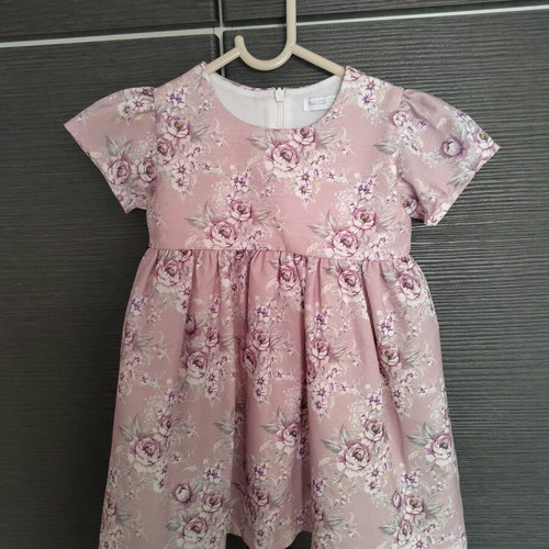 Miss Ebita dress for 1-year-old girl with roses like new