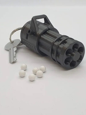 3D printed fidget keychain new with rotating mechanism and NFC