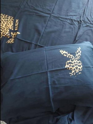Play Boy Bunny sheets animal print 100% cotton like new