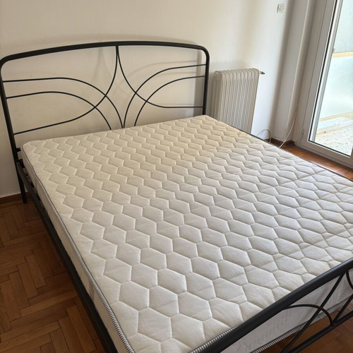 Double bed with mattress, like new