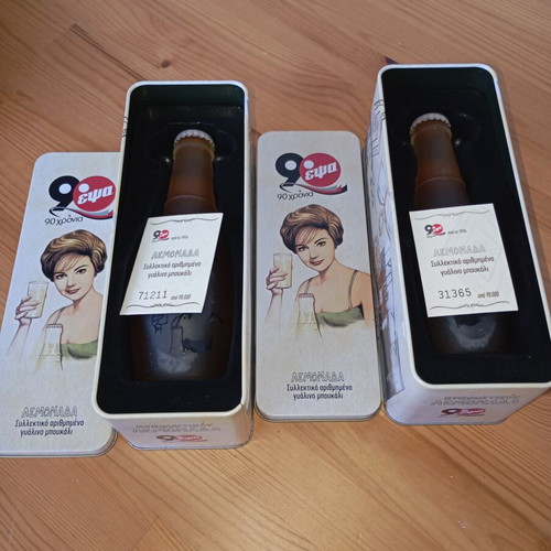 Epsa Collectible Numbered Glass Bottle New