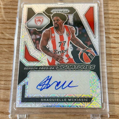 Shaquielle McKissic Olympiacos Panini Signature Series Card 09/25 new