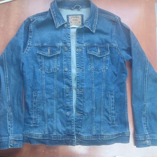 Denim jacket Pull & Bear used, blue, size M