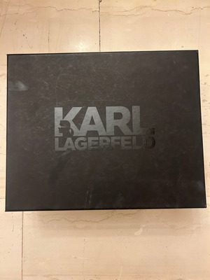 Karl Lagerfeld athletic shoes used, size 40, black